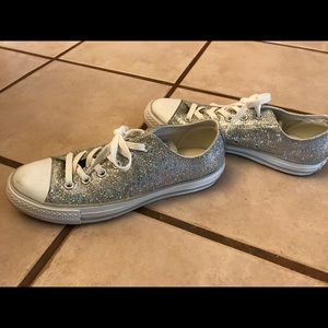 Glitter converse size 9